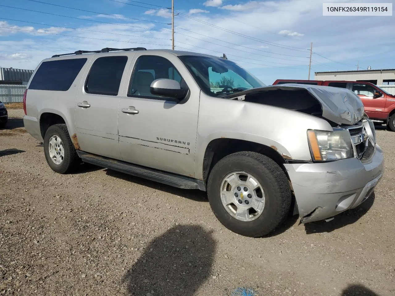 1GNFK26349R119154 2009 Chevrolet Suburban K1500 Lt