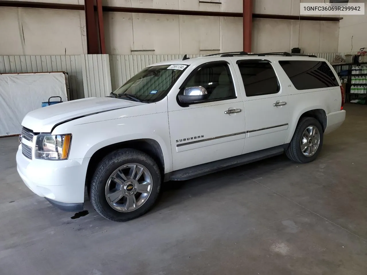 2009 Chevrolet Suburban C1500 Ltz VIN: 1GNFC36069R299942 Lot: 72551134