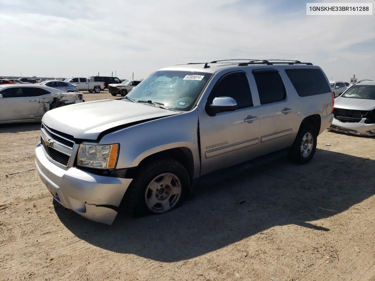 2011 Chevrolet Suburban K1500 Ls VIN: 1GNSKHE33BR161288 Lot: 62005814