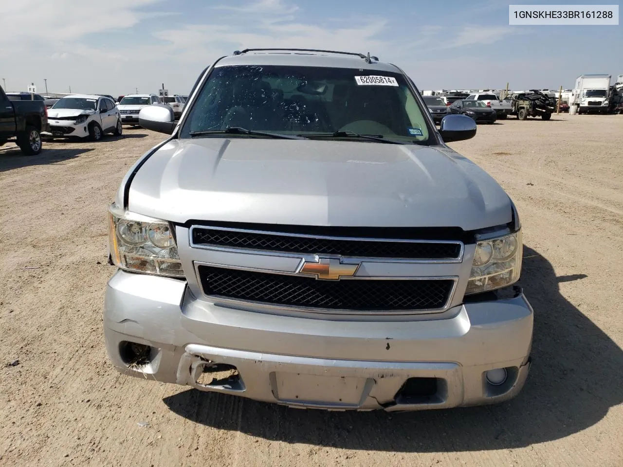 2011 Chevrolet Suburban K1500 Ls VIN: 1GNSKHE33BR161288 Lot: 62005814