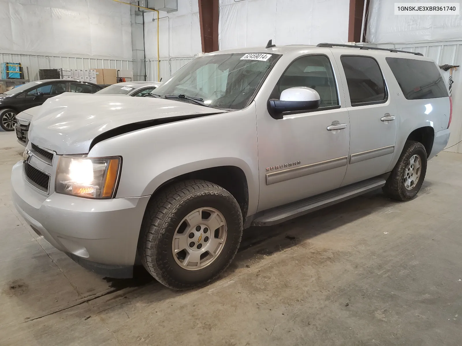 2011 Chevrolet Suburban K1500 Lt VIN: 1GNSKJE3XBR361740 Lot: 62459014