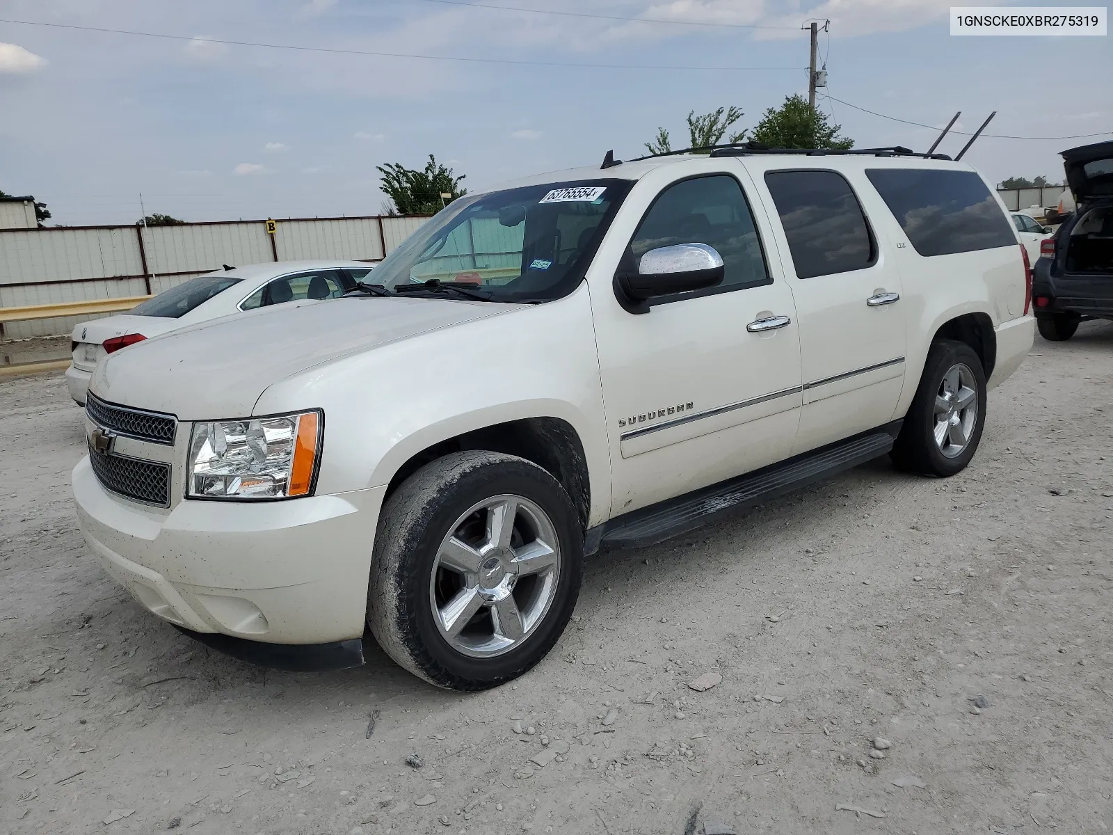 2011 Chevrolet Suburban C1500 Ltz VIN: 1GNSCKE0XBR275319 Lot: 63765554