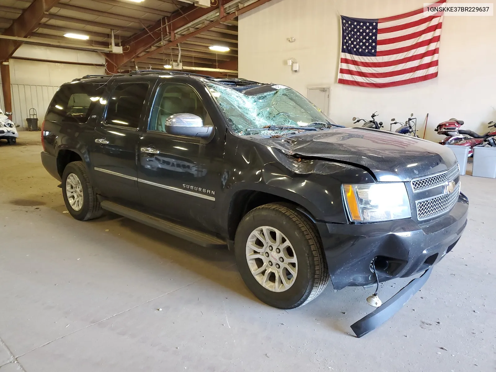 2011 Chevrolet Suburban K1500 Ltz VIN: 1GNSKKE37BR229637 Lot: 64815584