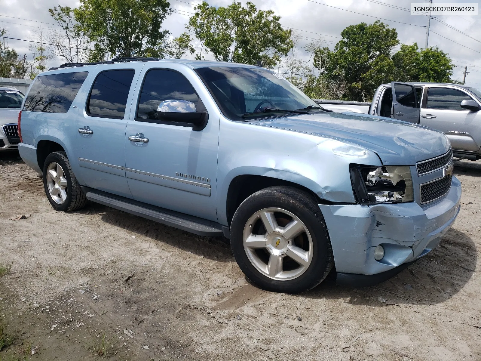 2011 Chevrolet Suburban C1500 Ltz VIN: 1GNSCKE07BR260423 Lot: 64924754