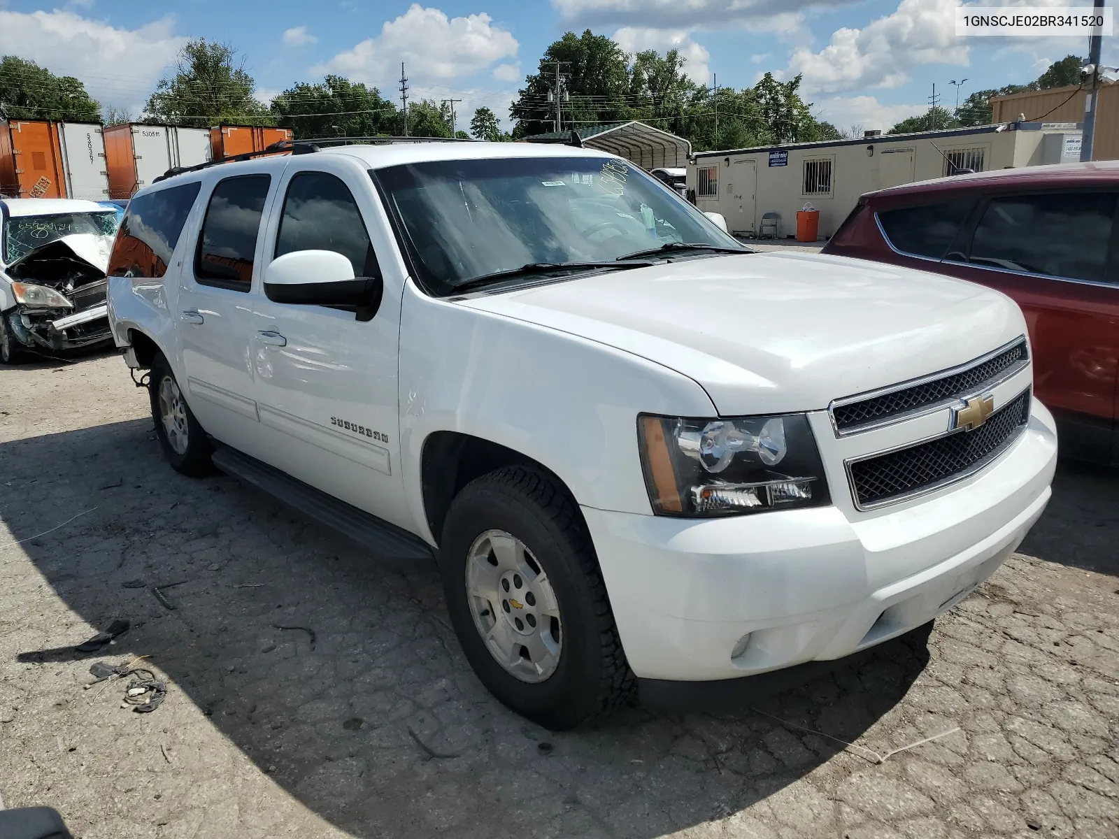 2011 Chevrolet Suburban C1500 Lt VIN: 1GNSCJE02BR341520 Lot: 65937524