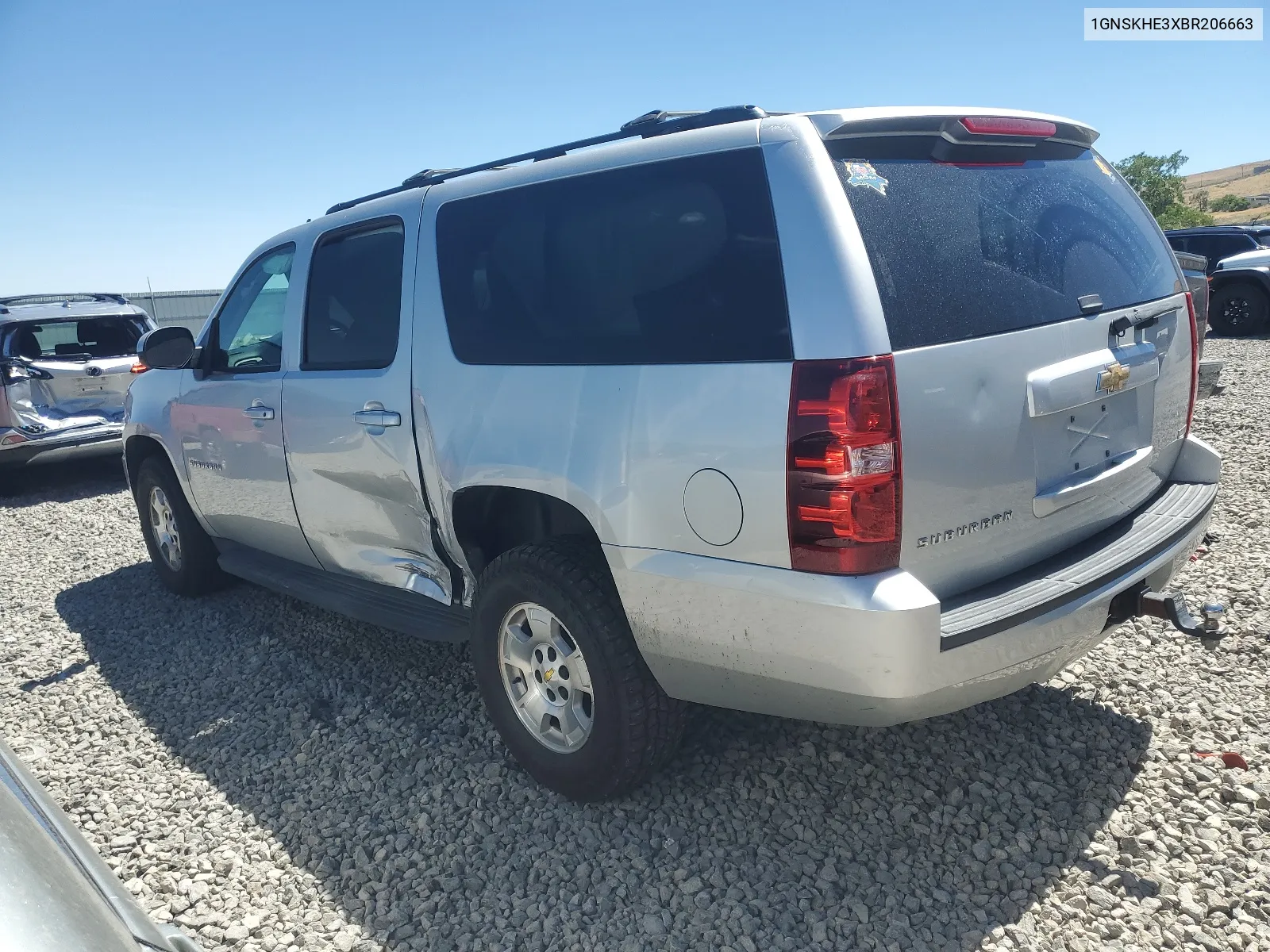 2011 Chevrolet Suburban K1500 Ls VIN: 1GNSKHE3XBR206663 Lot: 66809484