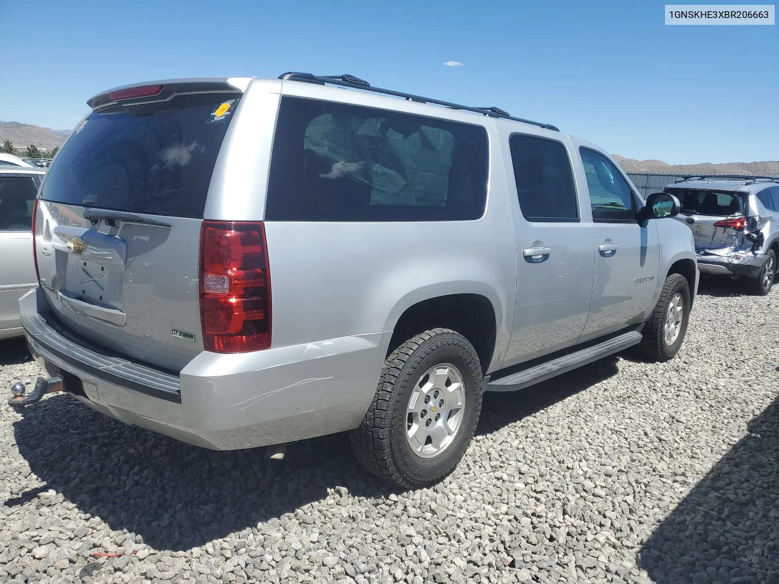 2011 Chevrolet Suburban K1500 Ls VIN: 1GNSKHE3XBR206663 Lot: 66809484