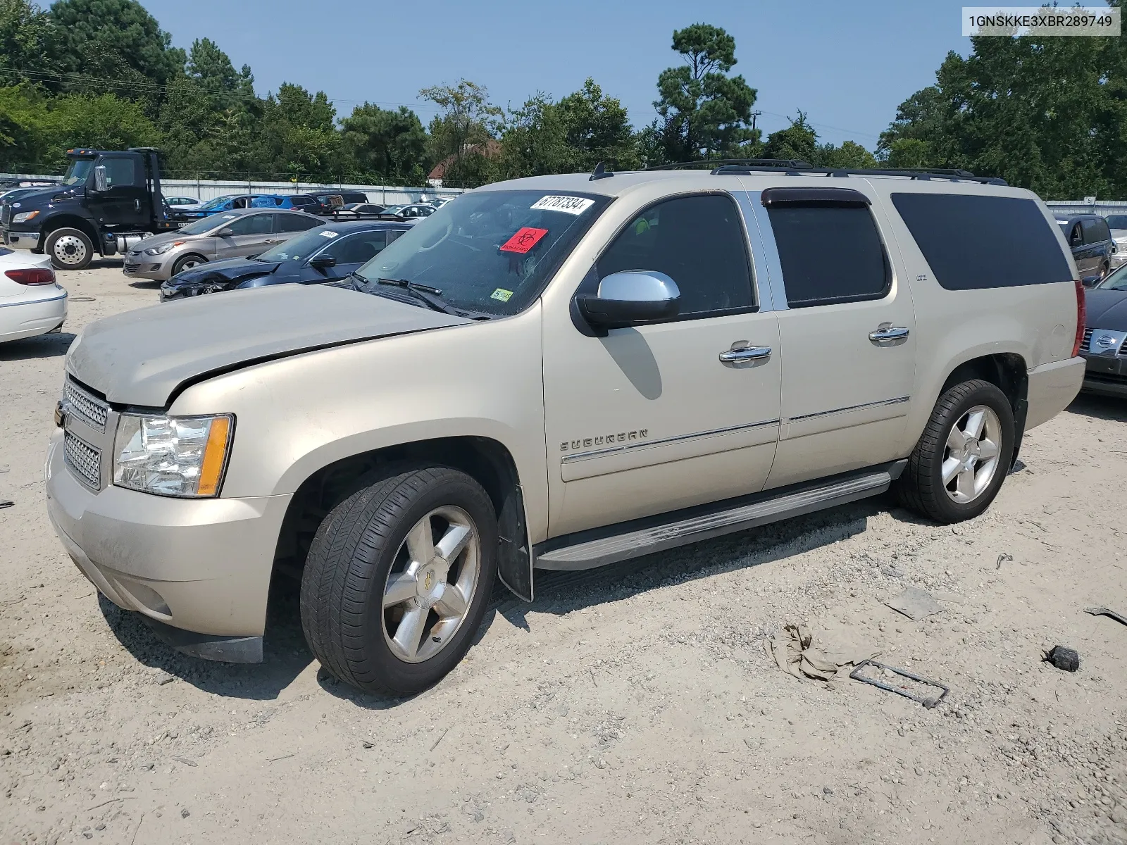 2011 Chevrolet Suburban K1500 Ltz VIN: 1GNSKKE3XBR289749 Lot: 67787334