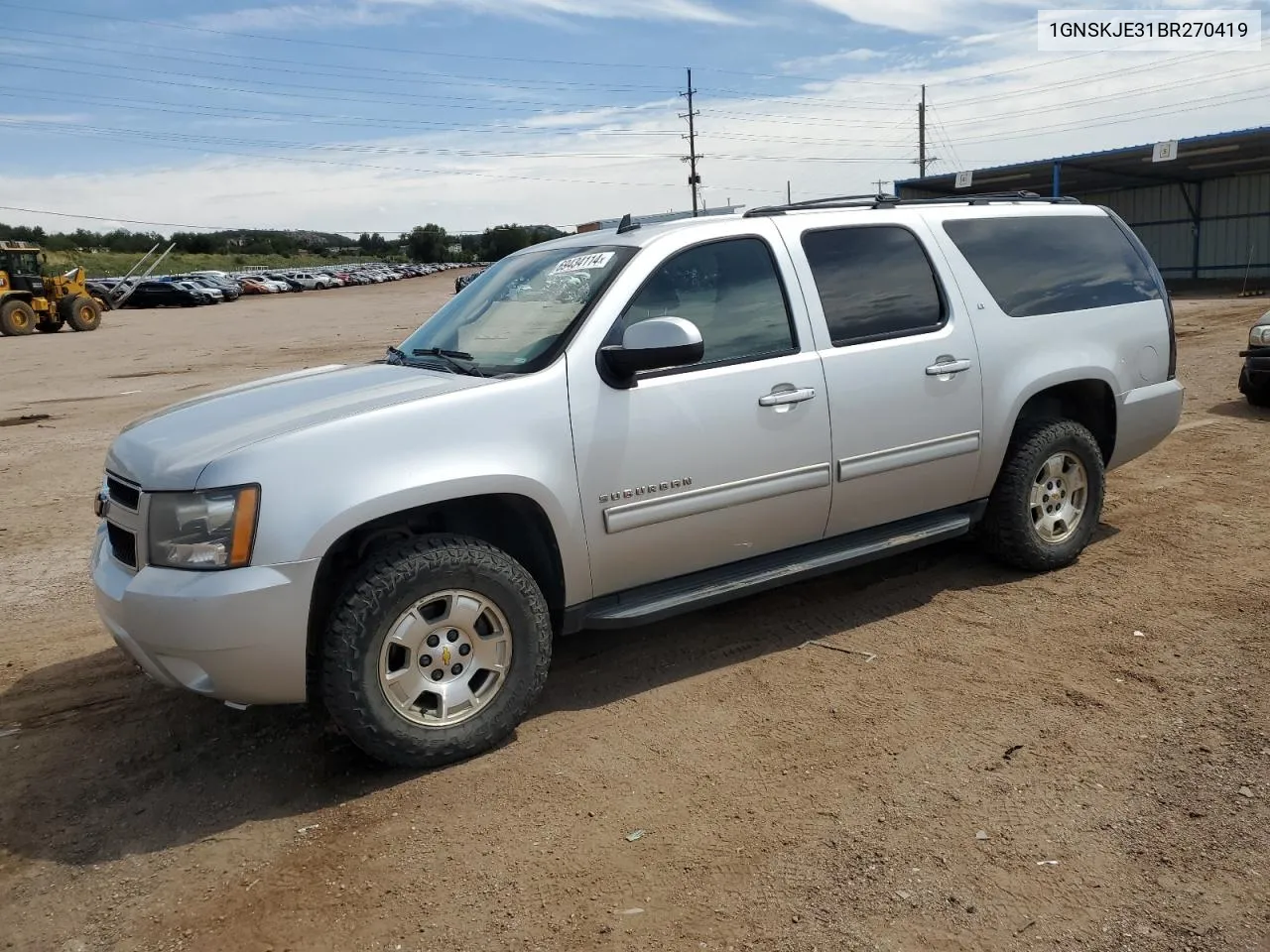 2011 Chevrolet Suburban K1500 Lt VIN: 1GNSKJE31BR270419 Lot: 69434114