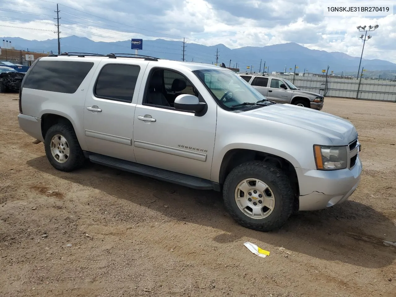 2011 Chevrolet Suburban K1500 Lt VIN: 1GNSKJE31BR270419 Lot: 69434114