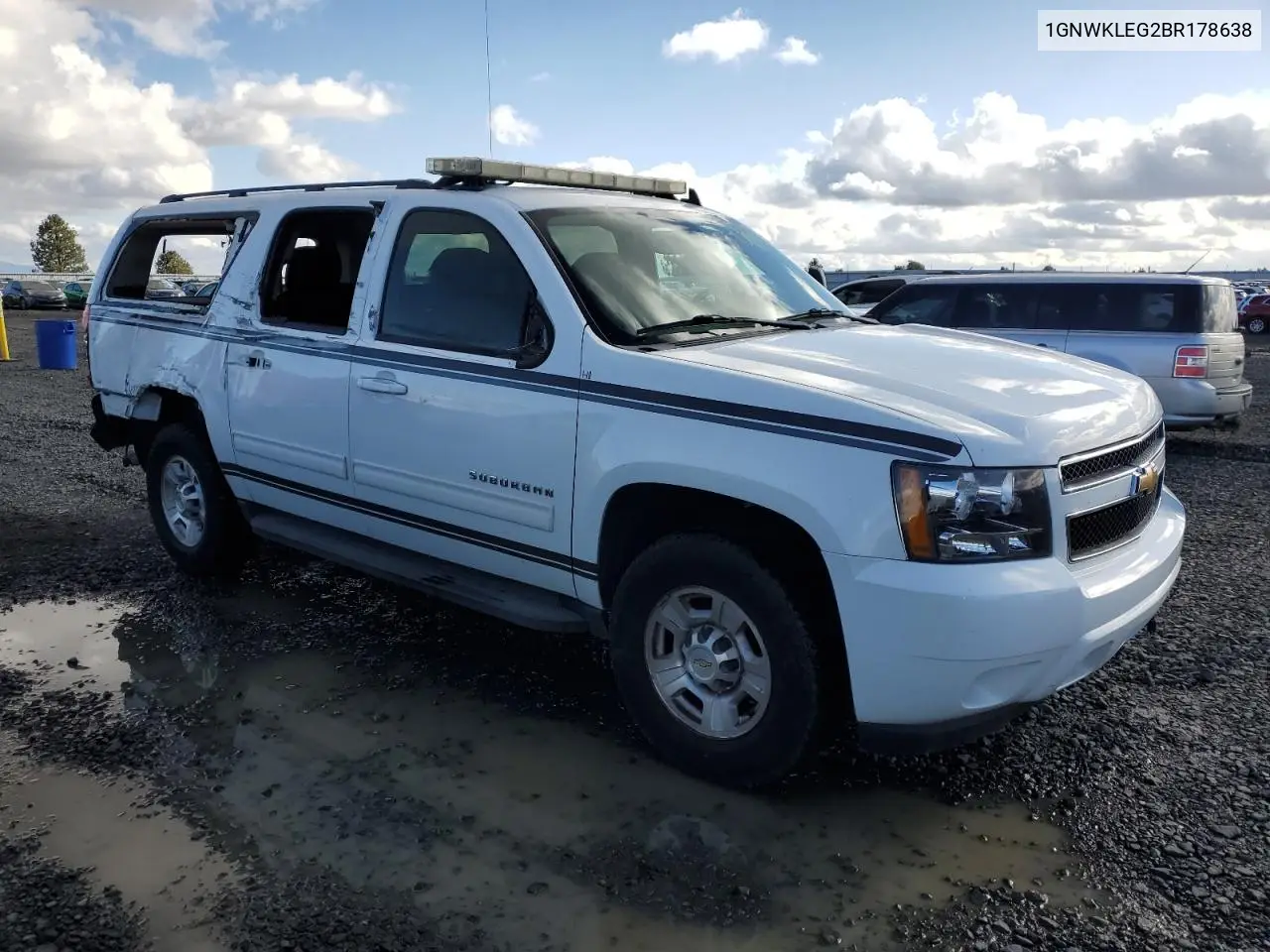 1GNWKLEG2BR178638 2011 Chevrolet Suburban K2500 Ls