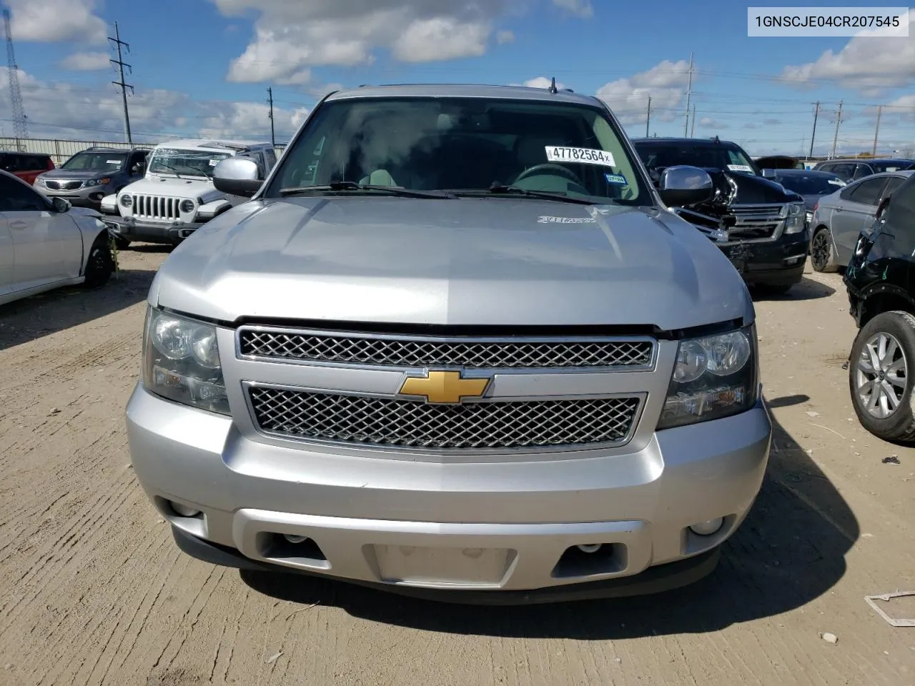 2012 Chevrolet Suburban C1500 Lt VIN: 1GNSCJE04CR207545 Lot: 47782564