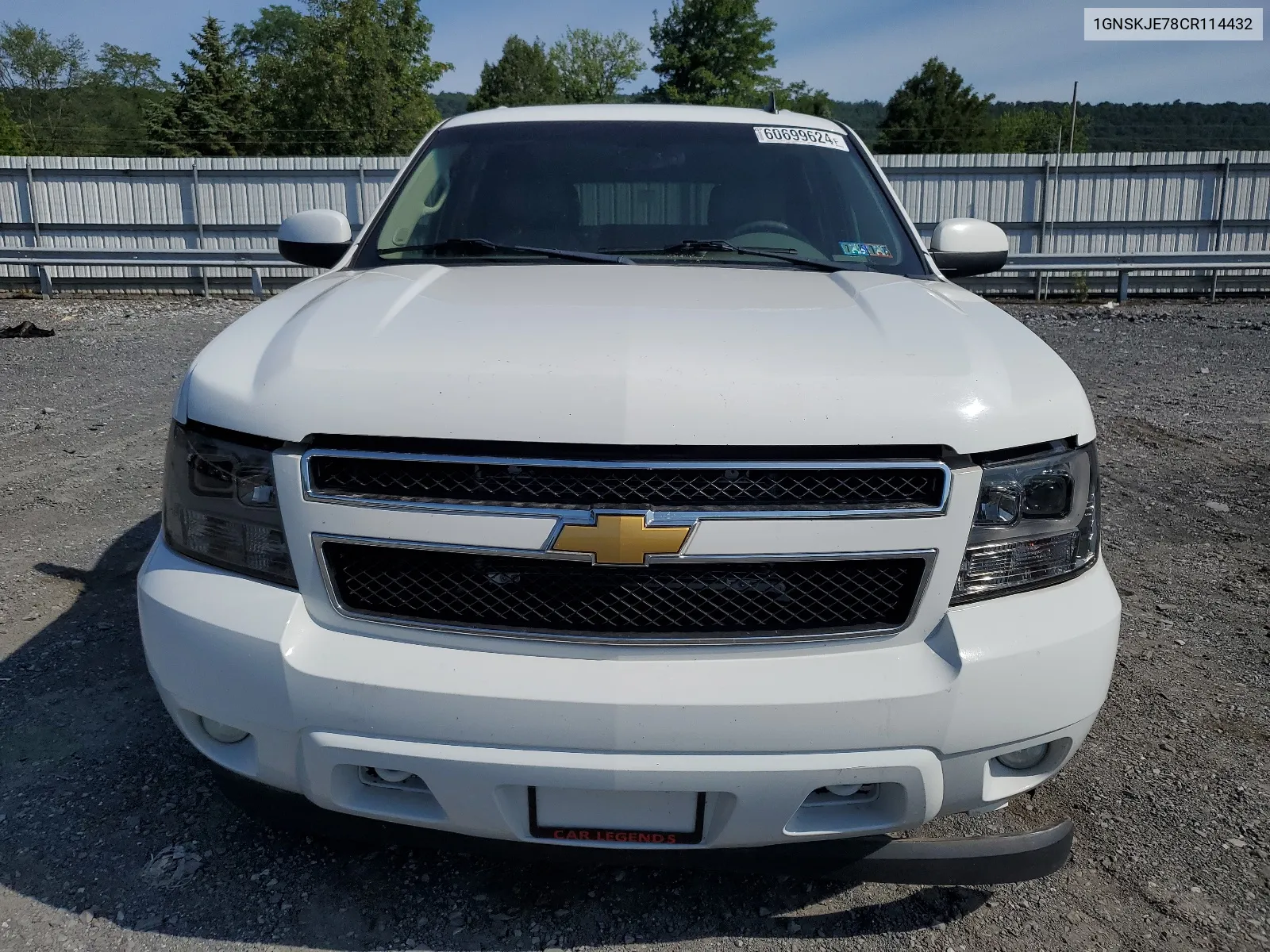 2012 Chevrolet Suburban K1500 Lt VIN: 1GNSKJE78CR114432 Lot: 60699624