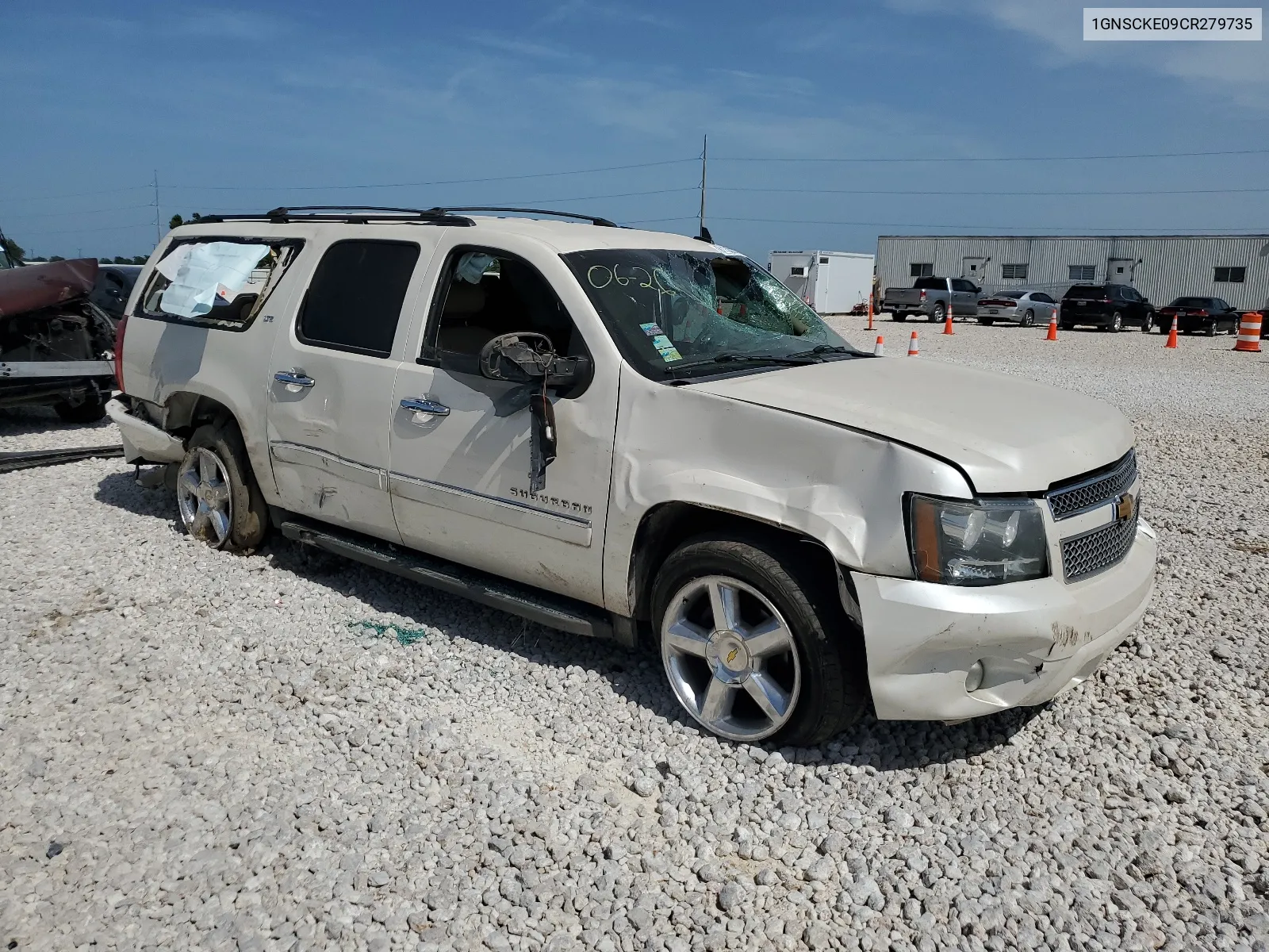 2012 Chevrolet Suburban C1500 Ltz VIN: 1GNSCKE09CR279735 Lot: 61130014