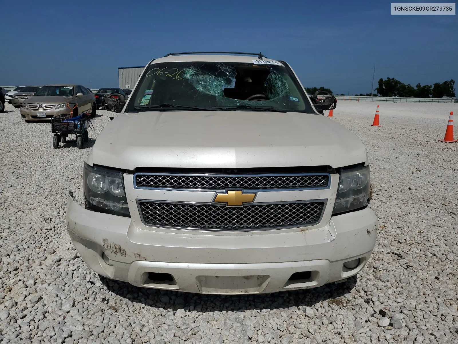 2012 Chevrolet Suburban C1500 Ltz VIN: 1GNSCKE09CR279735 Lot: 61130014