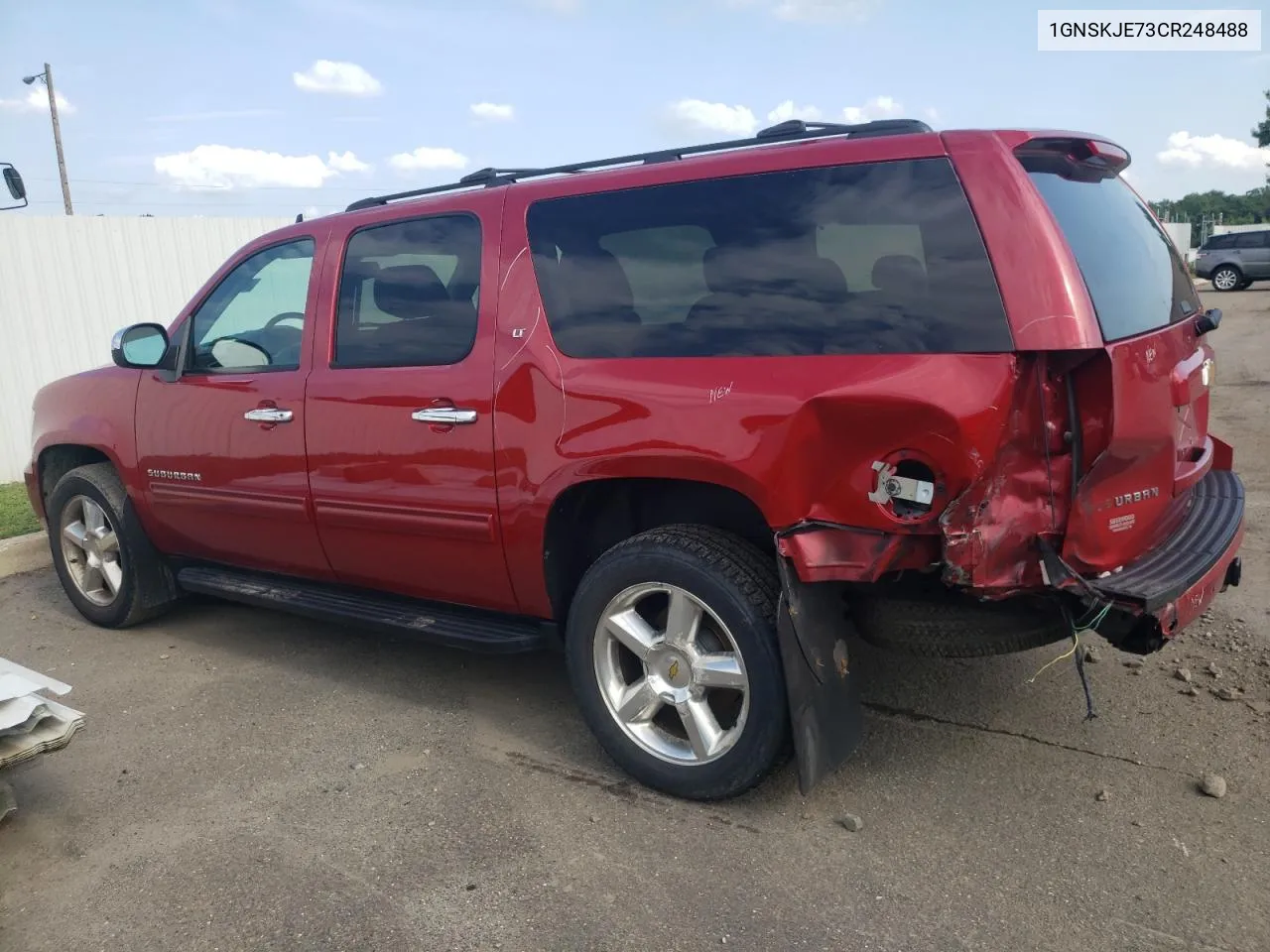 2012 Chevrolet Suburban K1500 Lt VIN: 1GNSKJE73CR248488 Lot: 62136674