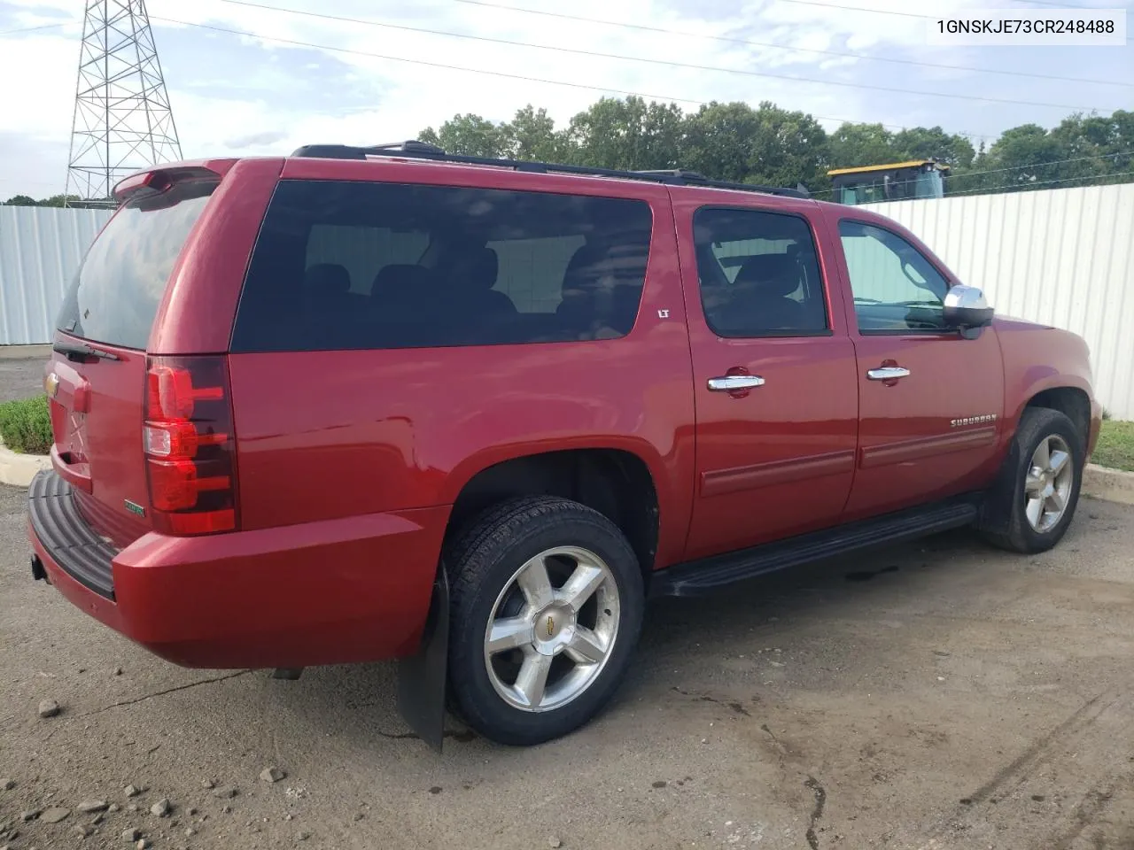 2012 Chevrolet Suburban K1500 Lt VIN: 1GNSKJE73CR248488 Lot: 62136674