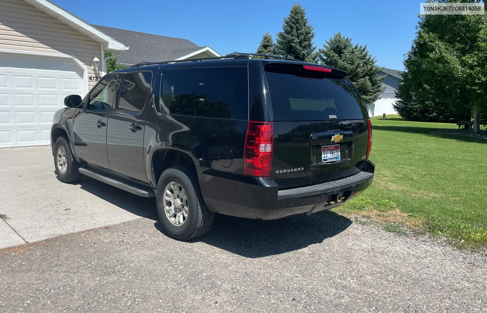 2012 Chevrolet Suburban K1500 Lt VIN: 1GNSKJE72CR314058 Lot: 65837714