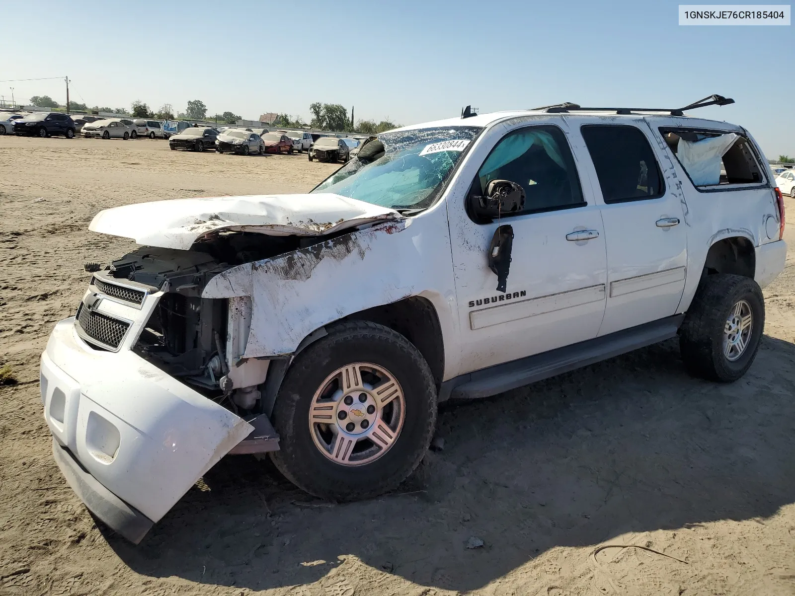 2012 Chevrolet Suburban K1500 Lt VIN: 1GNSKJE76CR185404 Lot: 66330844