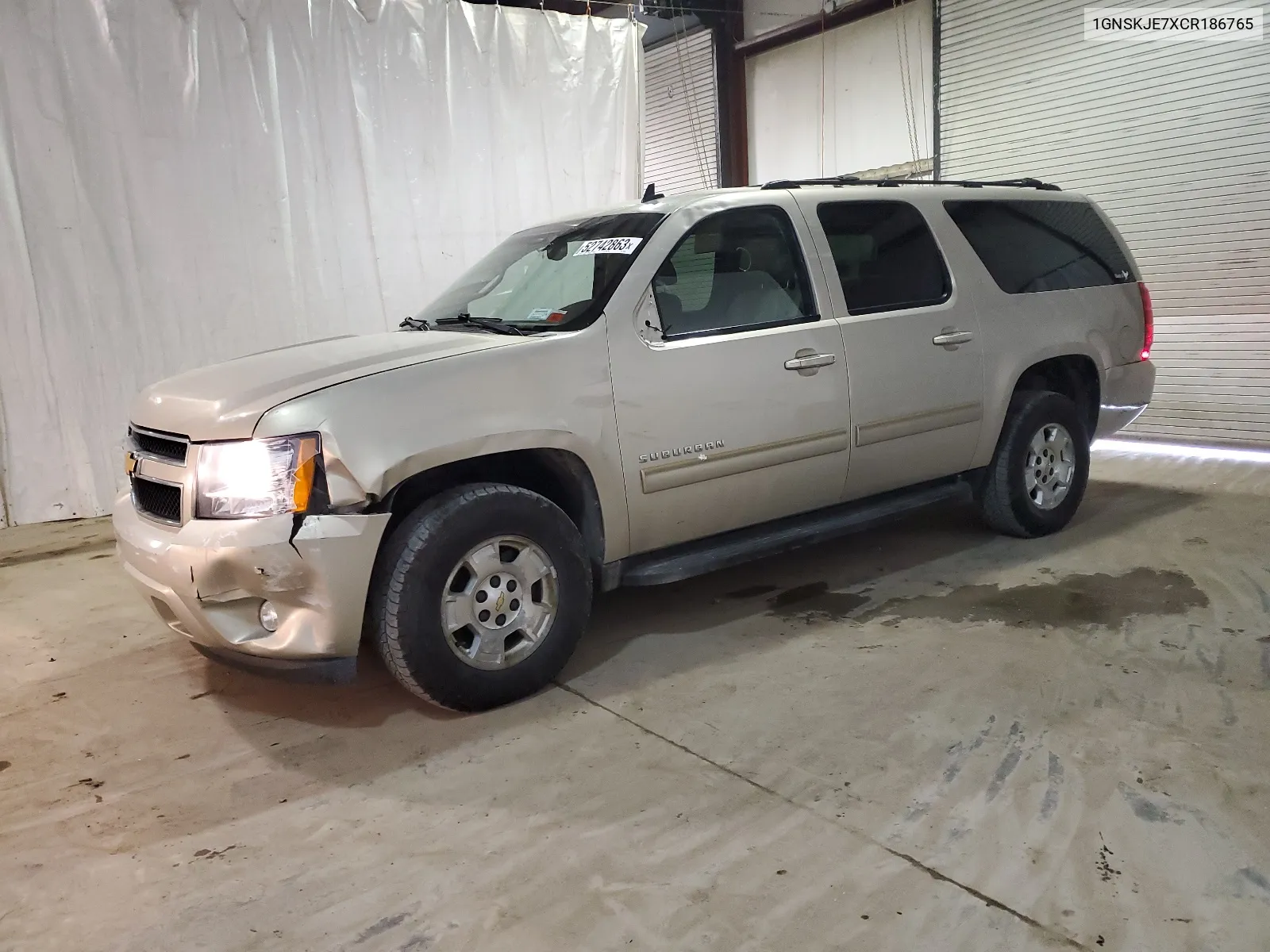 2012 Chevrolet Suburban K1500 Lt VIN: 1GNSKJE7XCR186765 Lot: 66382034