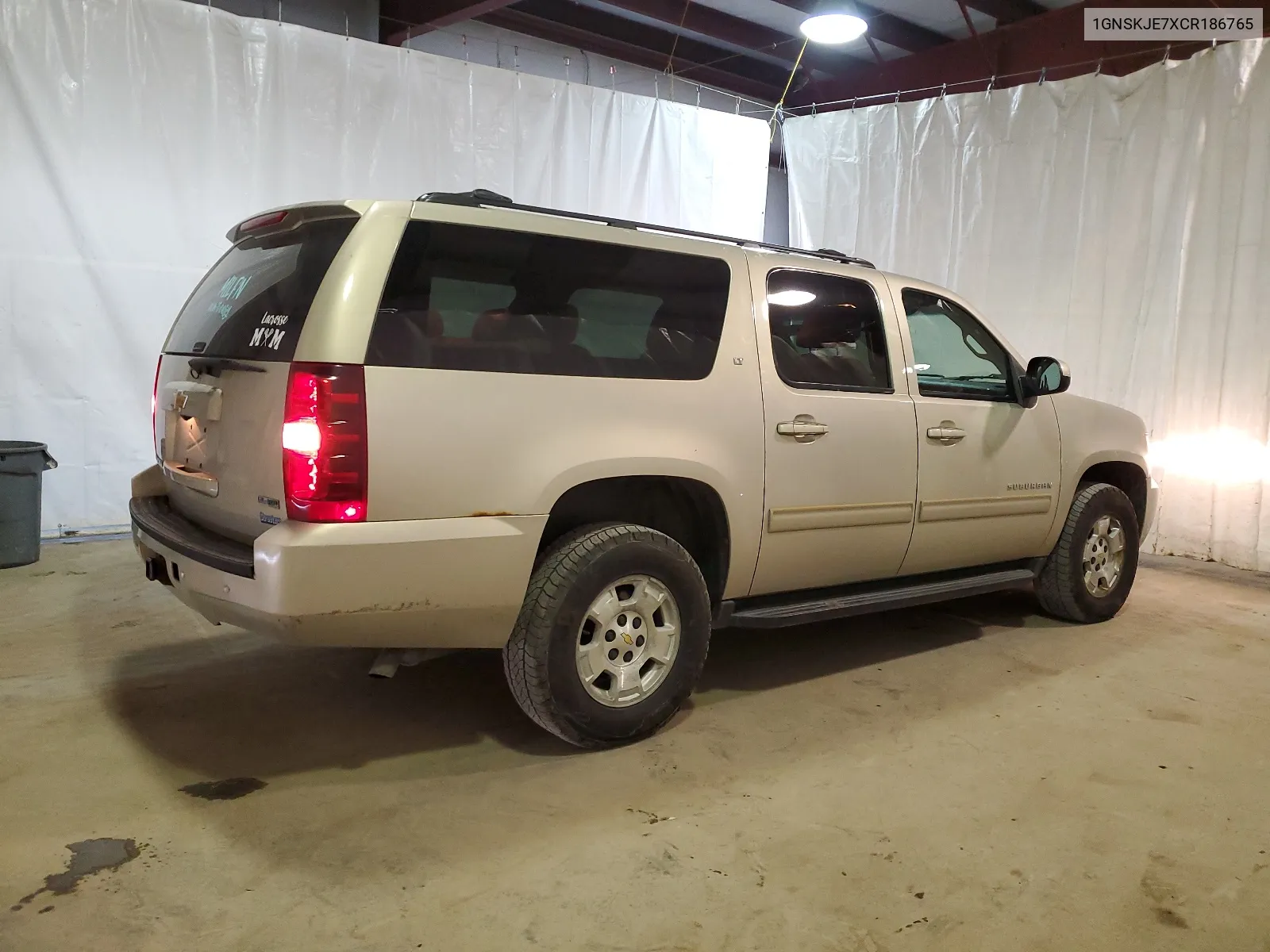 2012 Chevrolet Suburban K1500 Lt VIN: 1GNSKJE7XCR186765 Lot: 66382034