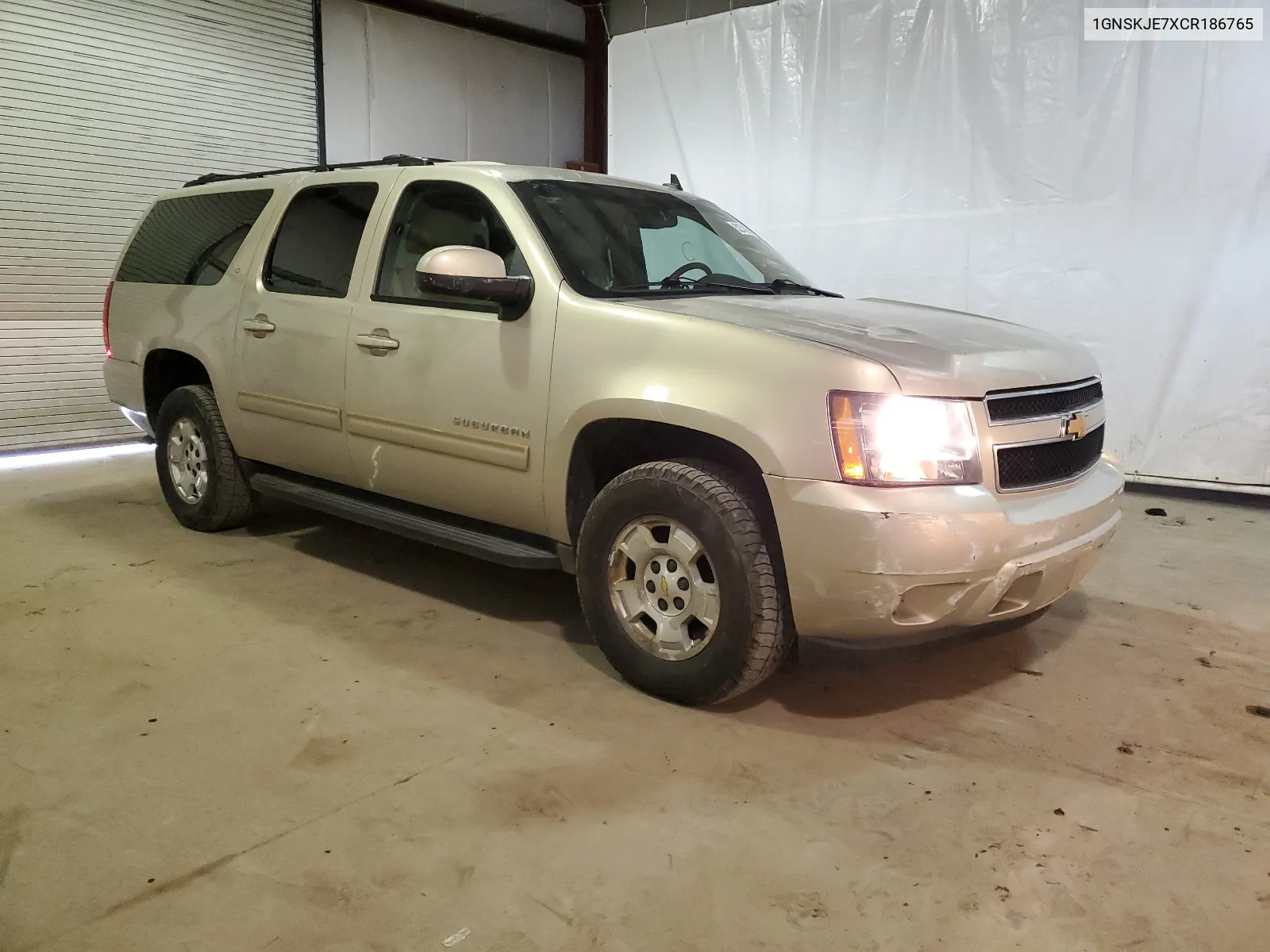 2012 Chevrolet Suburban K1500 Lt VIN: 1GNSKJE7XCR186765 Lot: 66382034