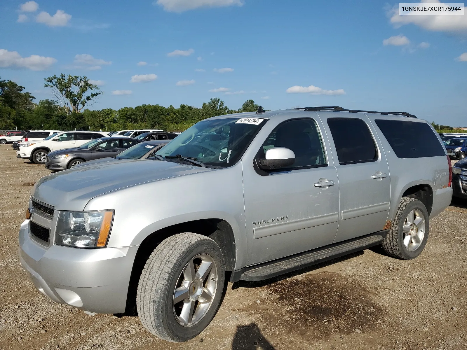 2012 Chevrolet Suburban K1500 Lt VIN: 1GNSKJE7XCR175944 Lot: 67044284