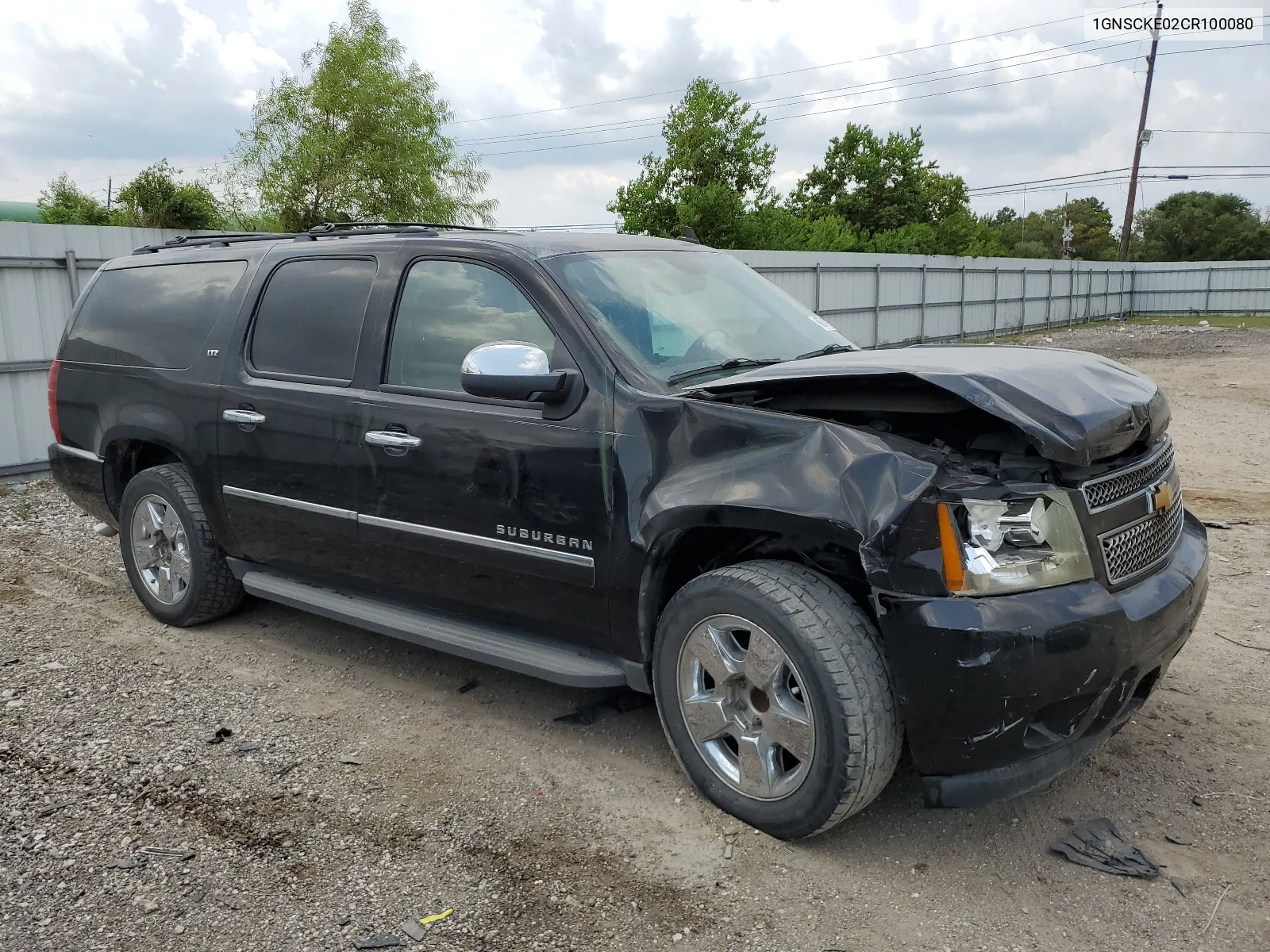 1GNSCKE02CR100080 2012 Chevrolet Suburban C1500 Ltz