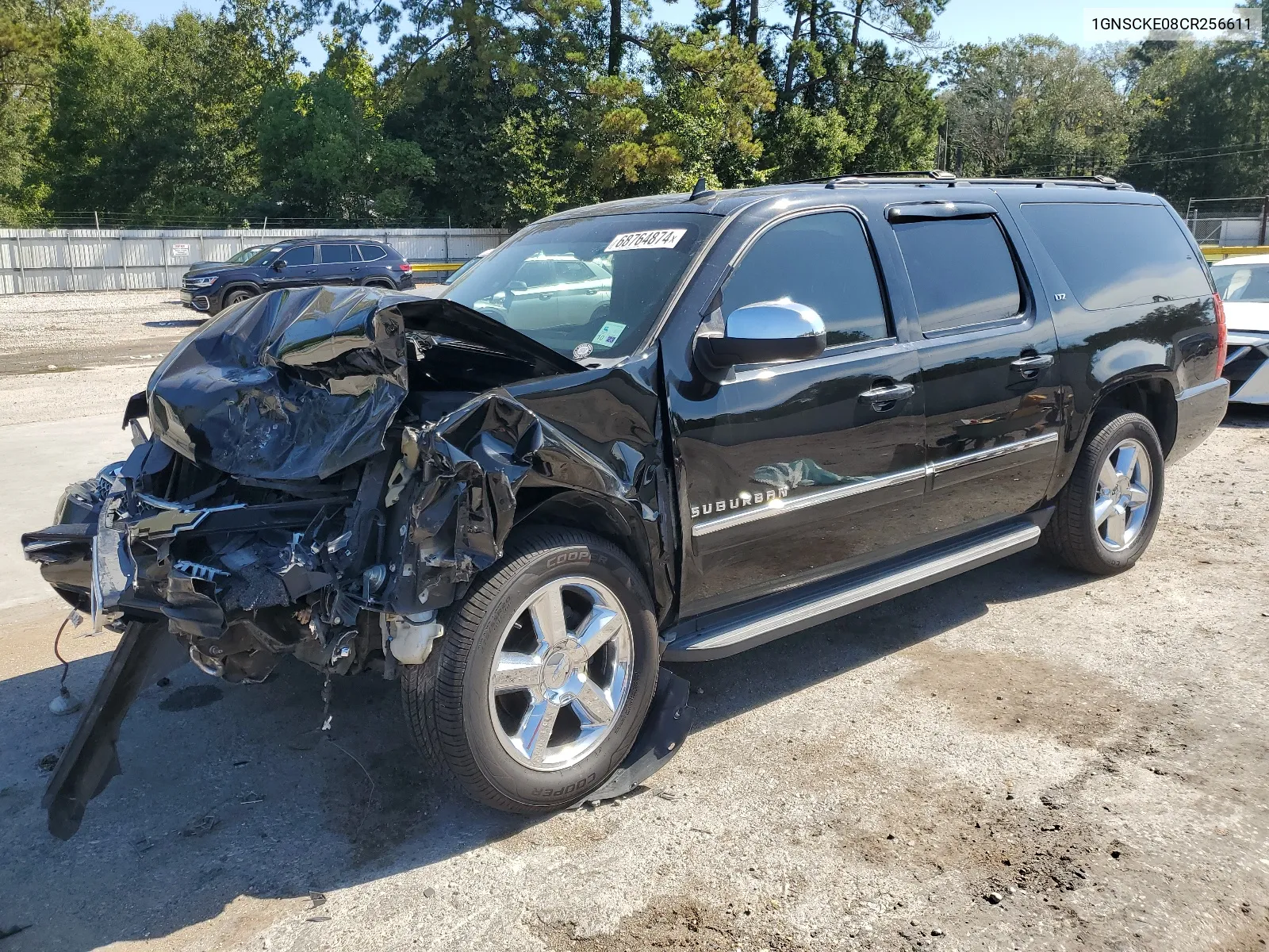 2012 Chevrolet Suburban C1500 Ltz VIN: 1GNSCKE08CR256611 Lot: 68764874