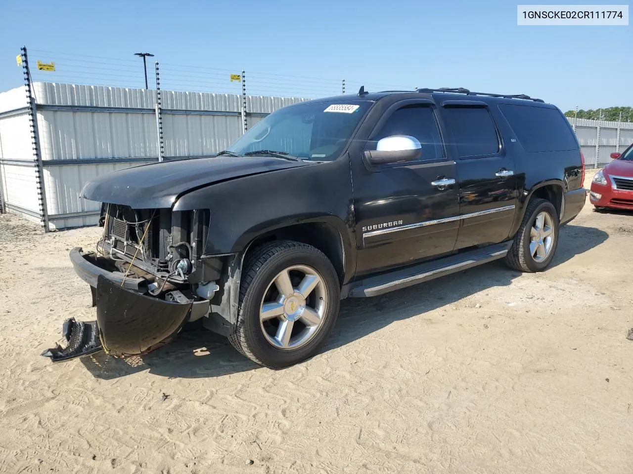 2012 Chevrolet Suburban C1500 Ltz VIN: 1GNSCKE02CR111774 Lot: 68835584