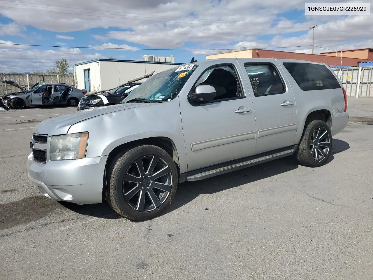 2012 Chevrolet Suburban C1500 Lt VIN: 1GNSCJE07CR226929 Lot: 69774564