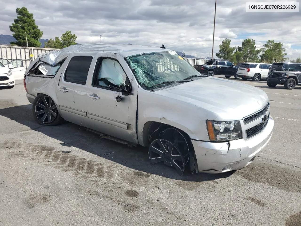 2012 Chevrolet Suburban C1500 Lt VIN: 1GNSCJE07CR226929 Lot: 69774564