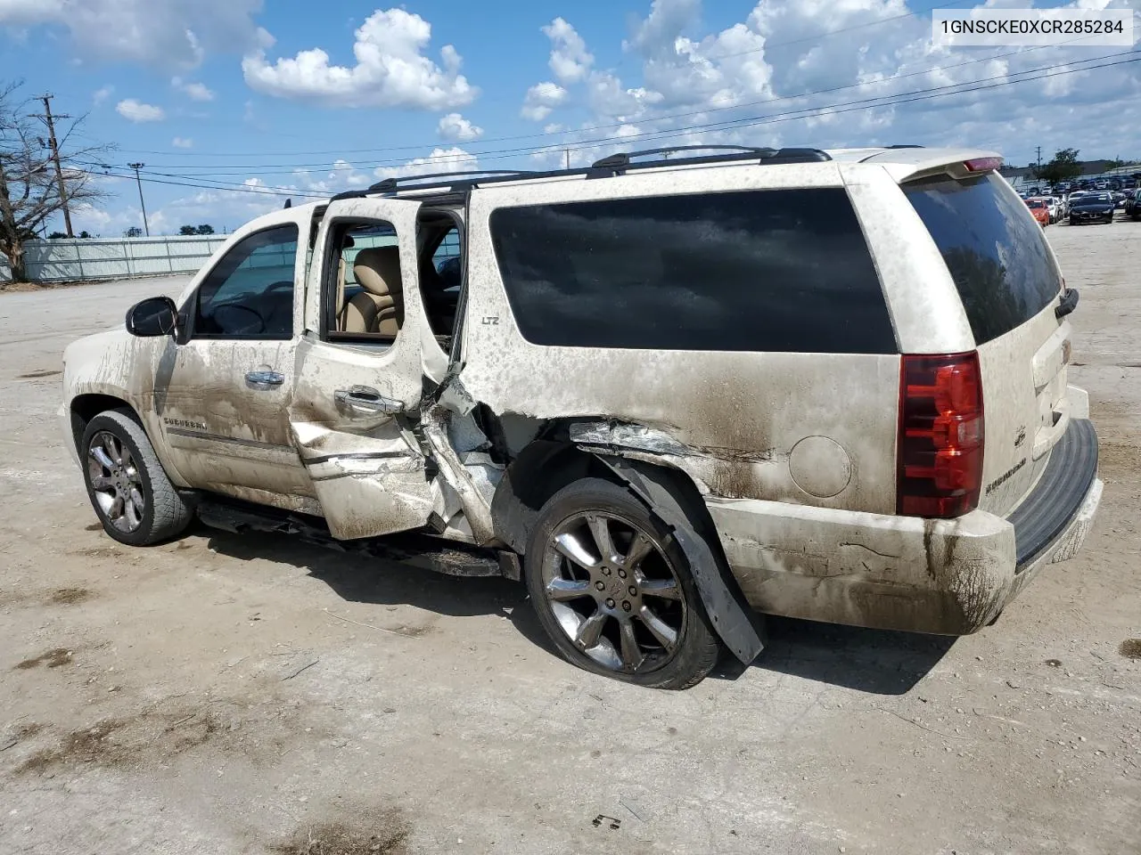 2012 Chevrolet Suburban C1500 Ltz VIN: 1GNSCKE0XCR285284 Lot: 72410804