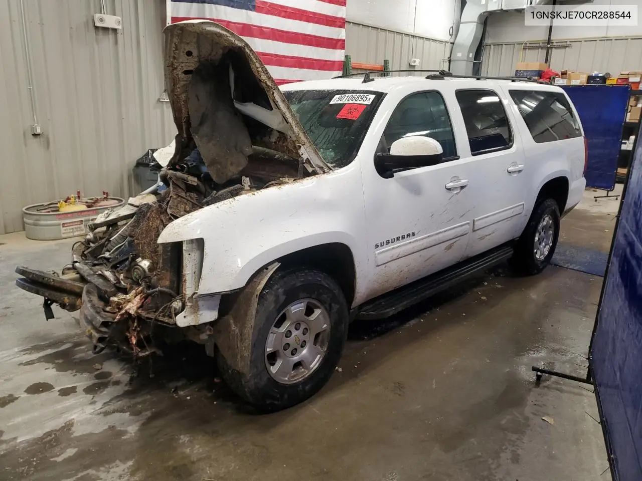 1GNSKJE70CR288544 2012 Chevrolet Suburban K1500 Lt