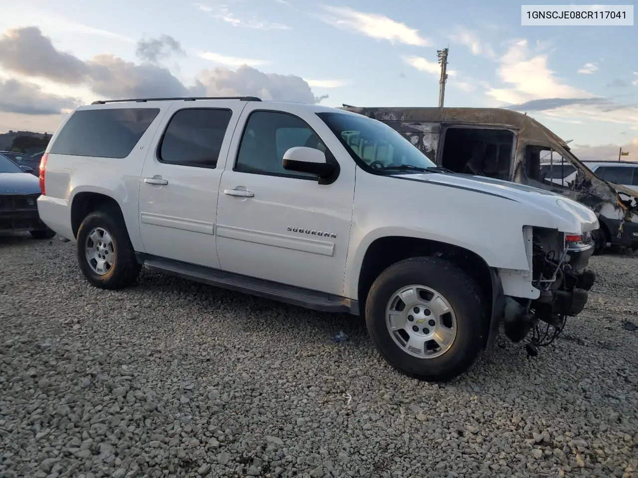 1GNSCJE08CR117041 2012 Chevrolet Suburban C1500 Lt