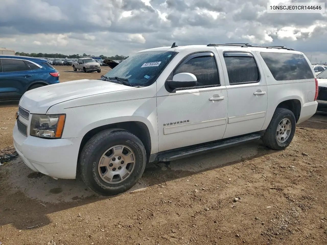 1GNSCJE01CR144646 2012 Chevrolet Suburban C1500 Lt