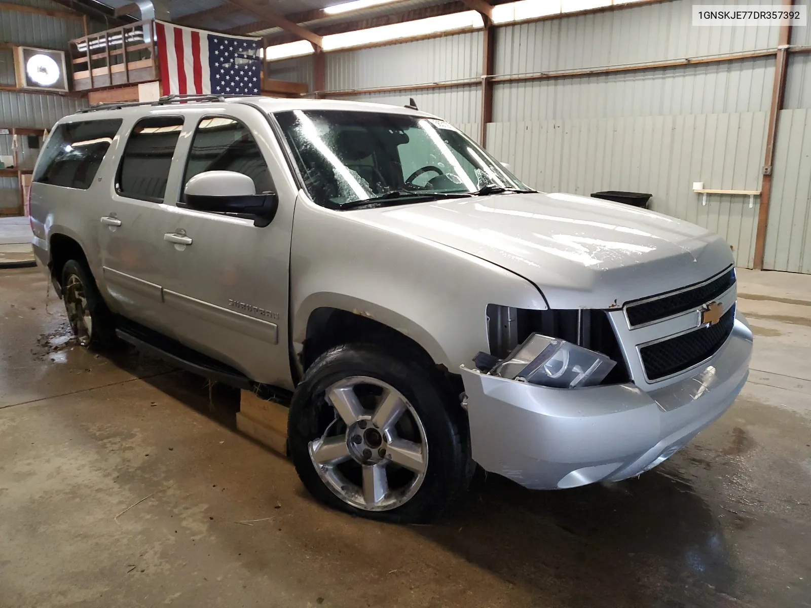 2013 Chevrolet Suburban K1500 Lt VIN: 1GNSKJE77DR357392 Lot: 56312514