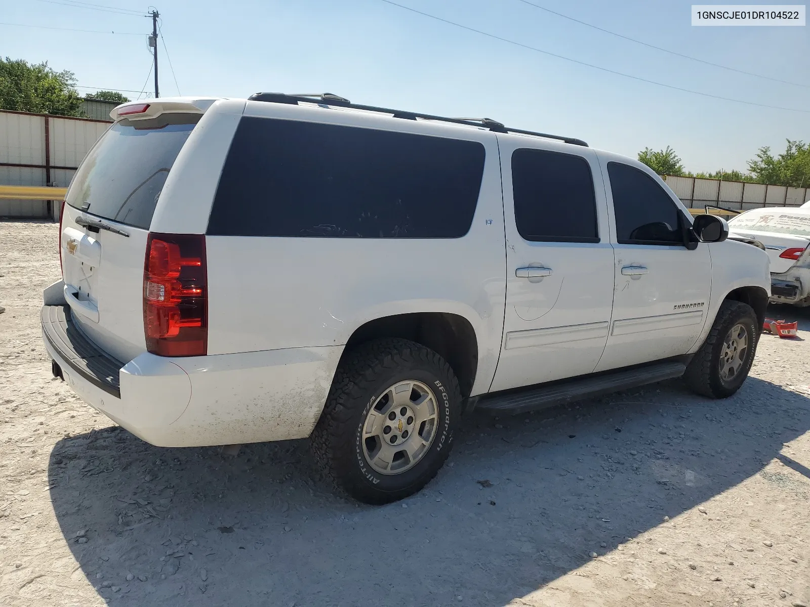 2013 Chevrolet Suburban C1500 Lt VIN: 1GNSCJE01DR104522 Lot: 58883864