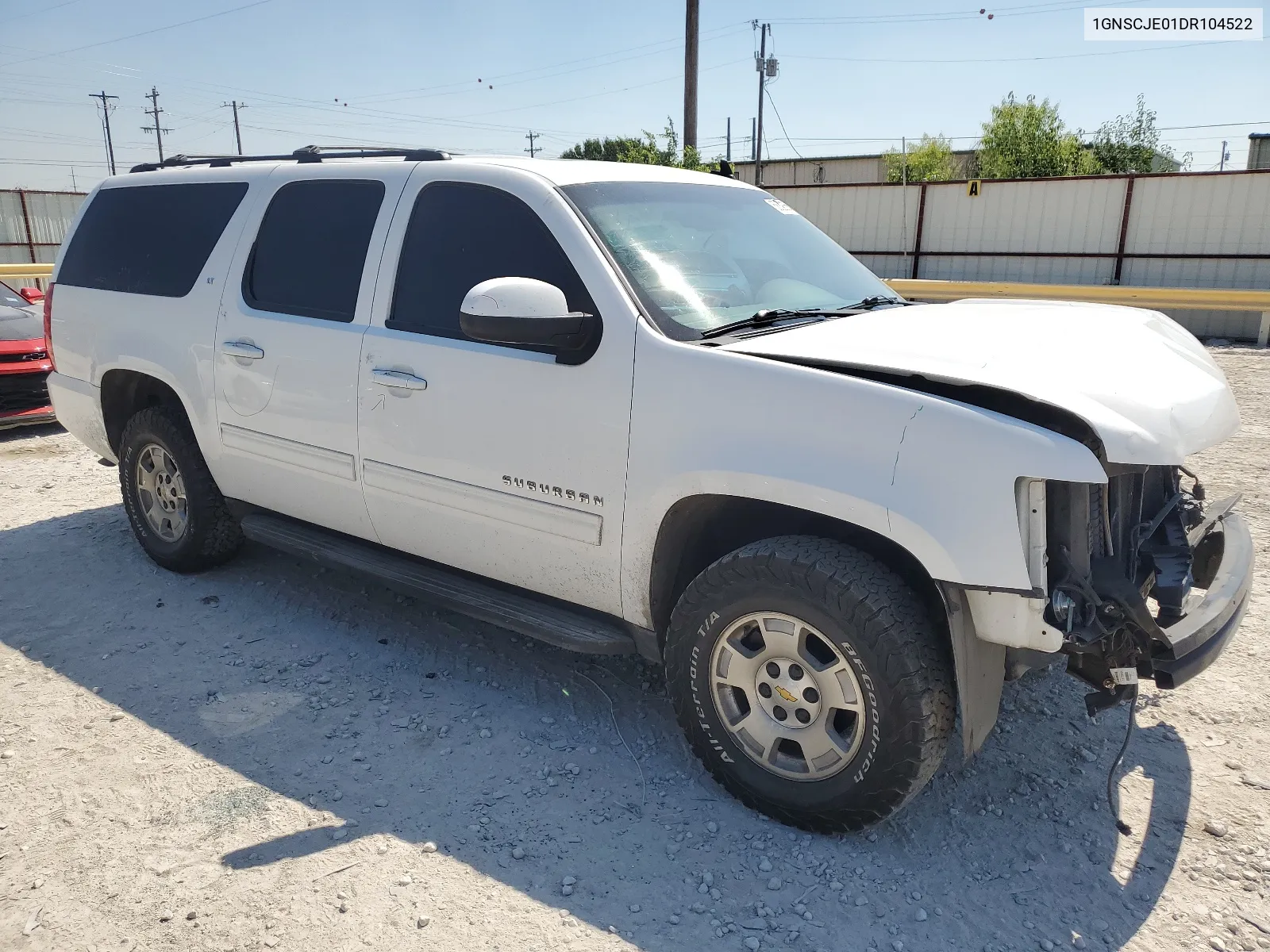 2013 Chevrolet Suburban C1500 Lt VIN: 1GNSCJE01DR104522 Lot: 58883864