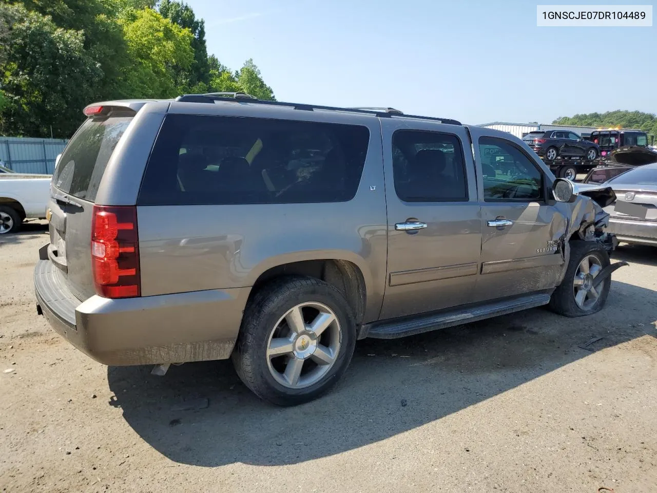 2013 Chevrolet Suburban C1500 Lt VIN: 1GNSCJE07DR104489 Lot: 60844784