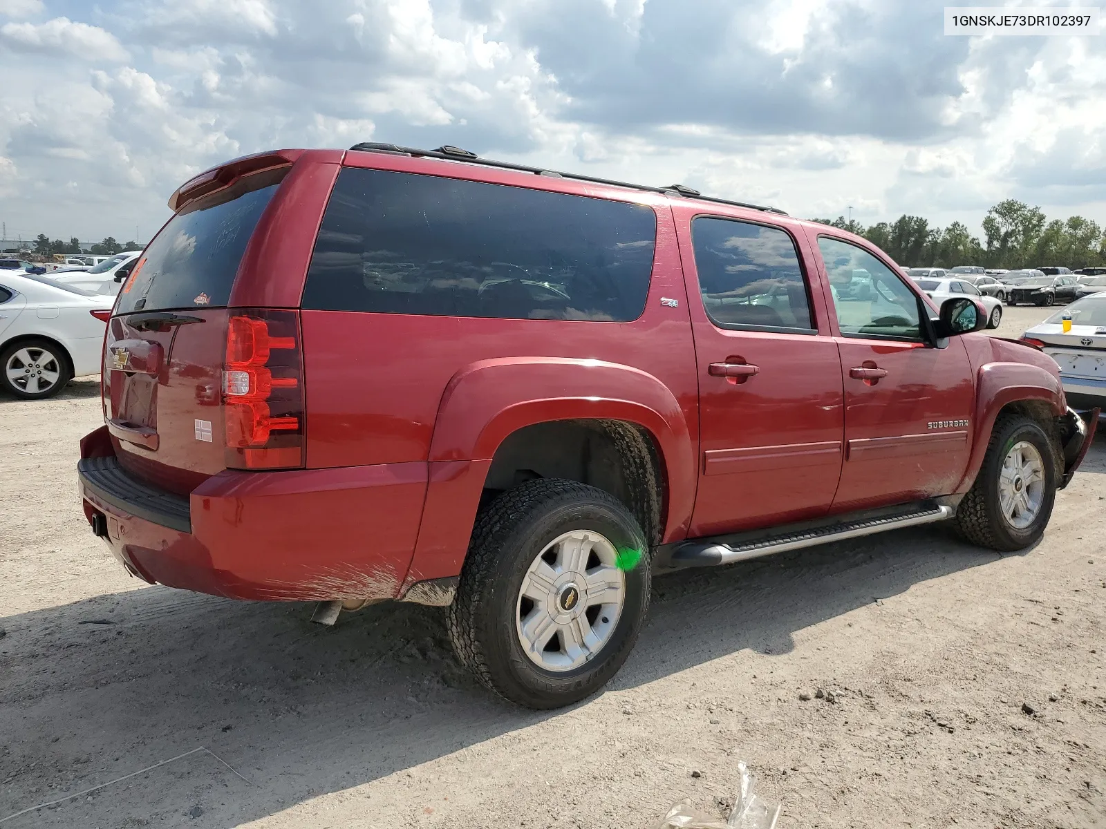 2013 Chevrolet Suburban K1500 Lt VIN: 1GNSKJE73DR102397 Lot: 63525564