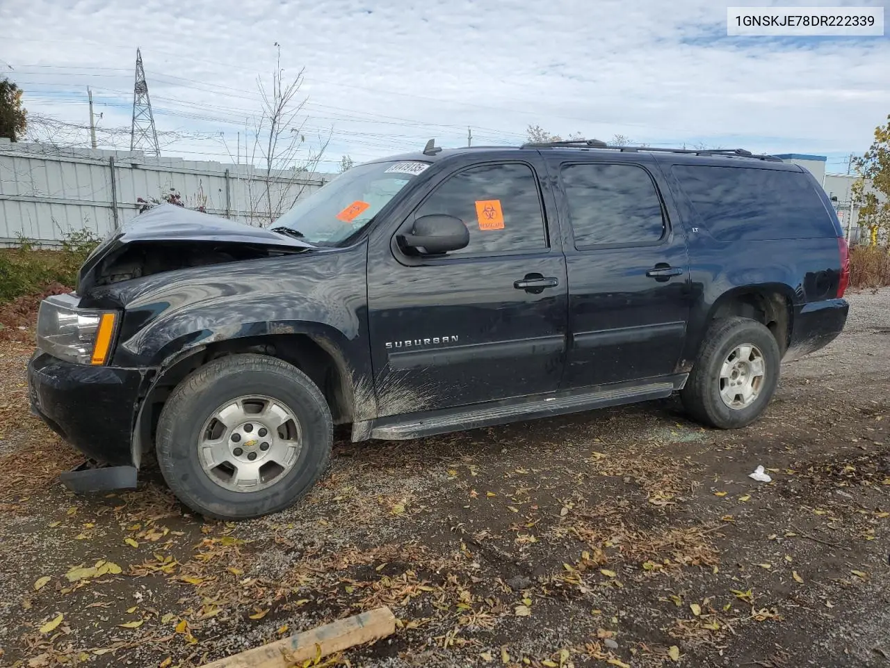1GNSKJE78DR222339 2013 Chevrolet Suburban K1500 Lt