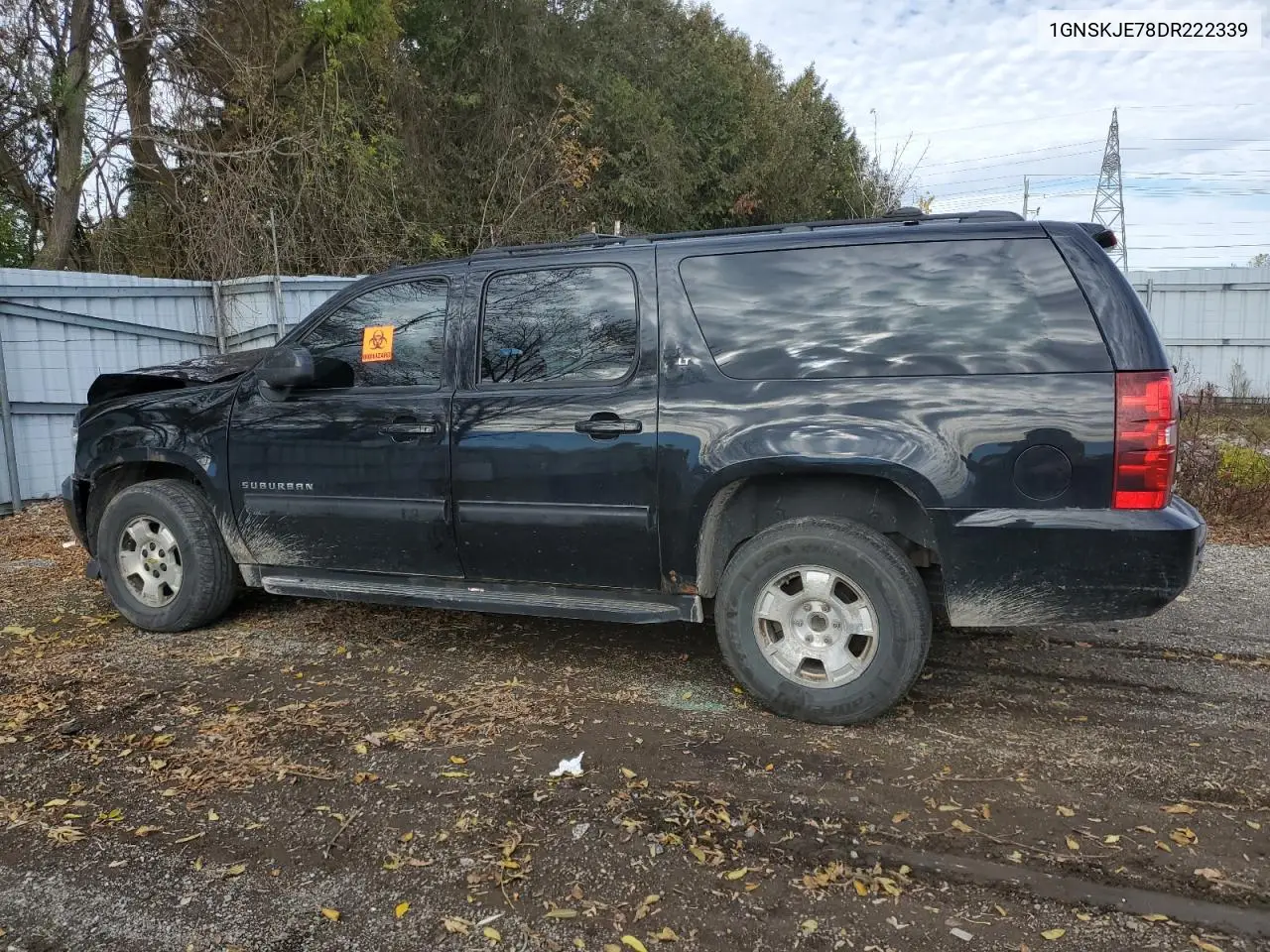 1GNSKJE78DR222339 2013 Chevrolet Suburban K1500 Lt