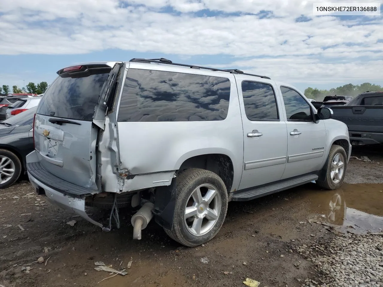 2014 Chevrolet Suburban K1500 Ls VIN: 1GNSKHE72ER136888 Lot: 56909744