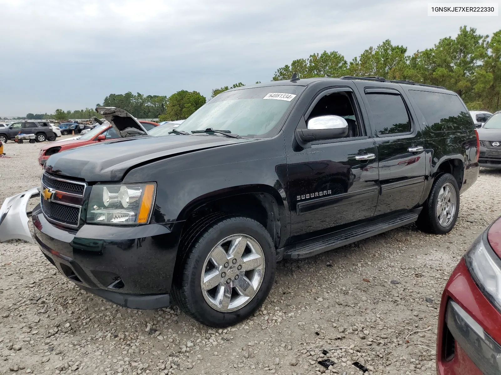 2014 Chevrolet Suburban K1500 Lt VIN: 1GNSKJE7XER222330 Lot: 64081334