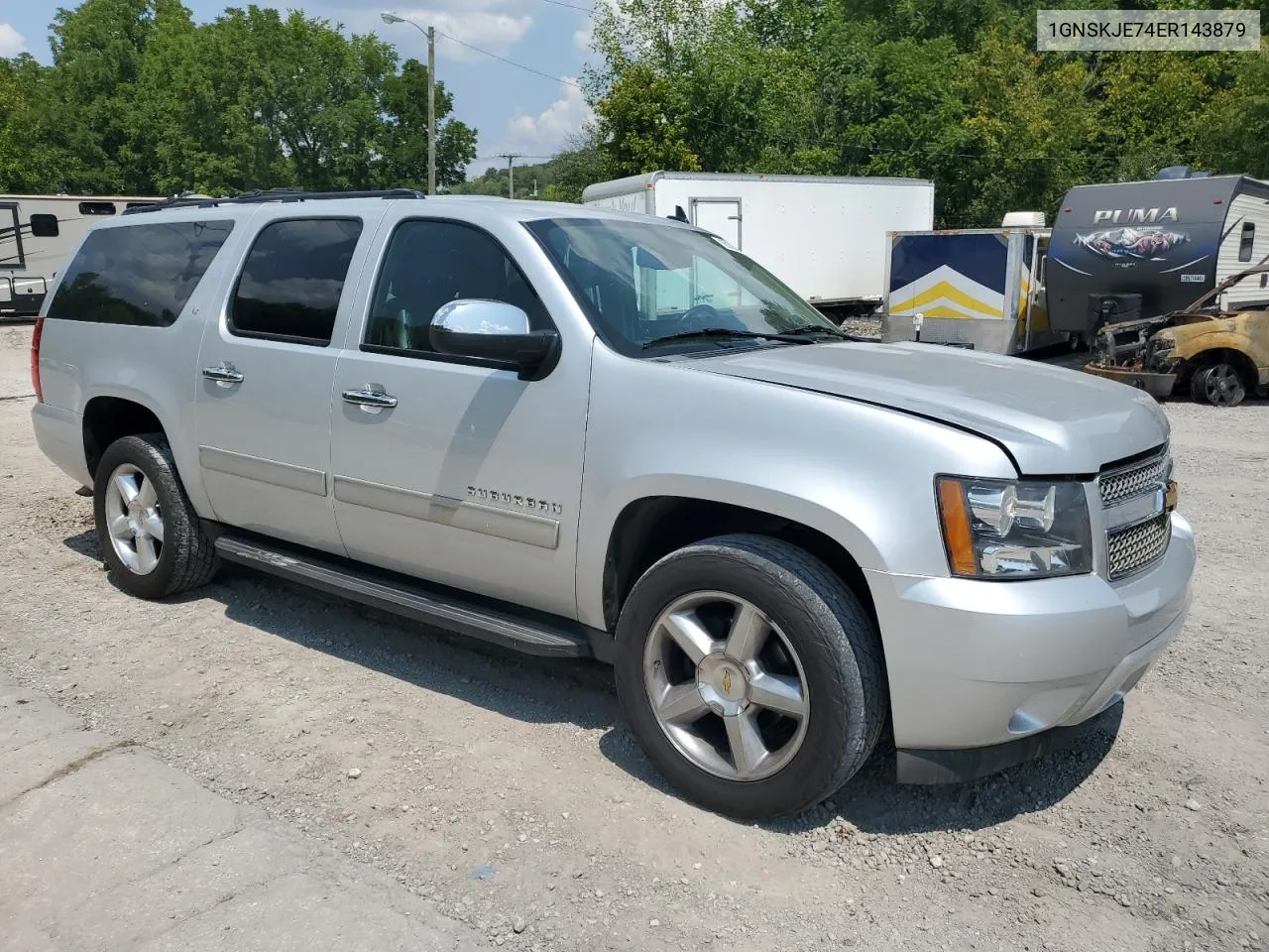 2014 Chevrolet Suburban K1500 Lt VIN: 1GNSKJE74ER143879 Lot: 65392194