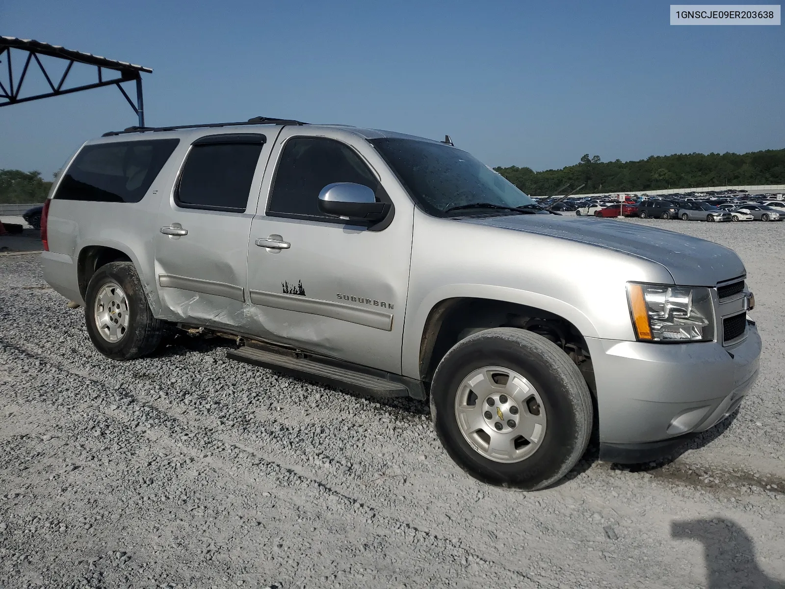 2014 Chevrolet Suburban C1500 Lt VIN: 1GNSCJE09ER203638 Lot: 65910104