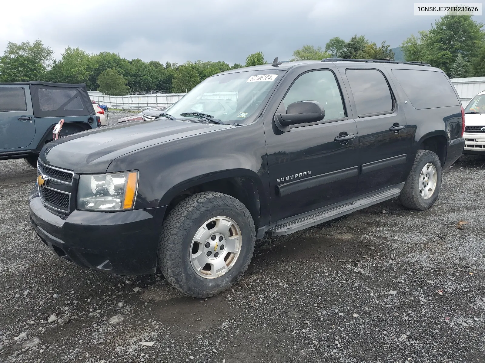 2014 Chevrolet Suburban K1500 Lt VIN: 1GNSKJE72ER233676 Lot: 66106104