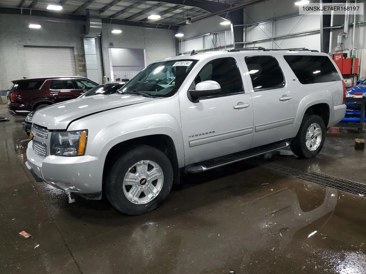 2014 Chevrolet Suburban K1500 Lt VIN: 1GNSKJE74ER168197 Lot: 69758734