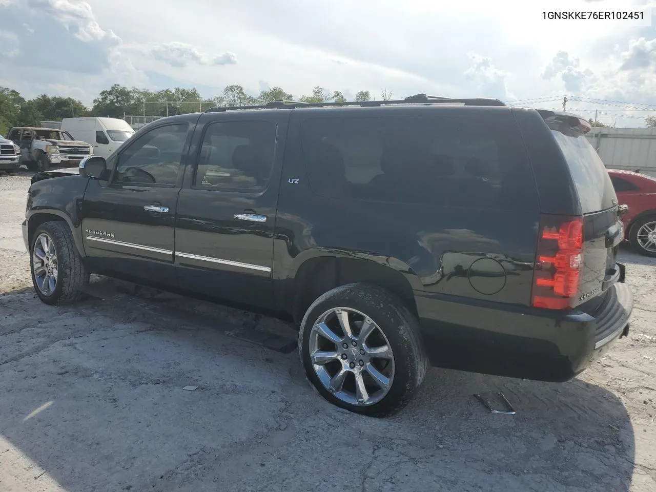 1GNSKKE76ER102451 2014 Chevrolet Suburban K1500 Ltz